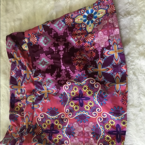 Cutest purple tankini 2 piece bathing suit. NWT. - Picture 3 of 8